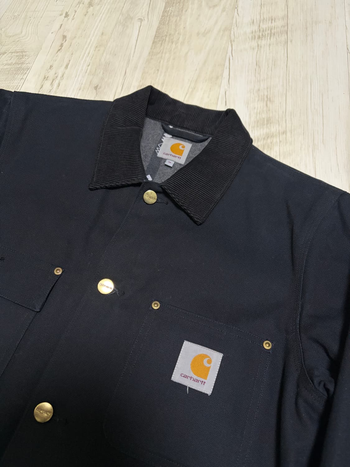 [M] 칼하트 wip 미시건 초어 코트 자켓 블랙 상품이미지2