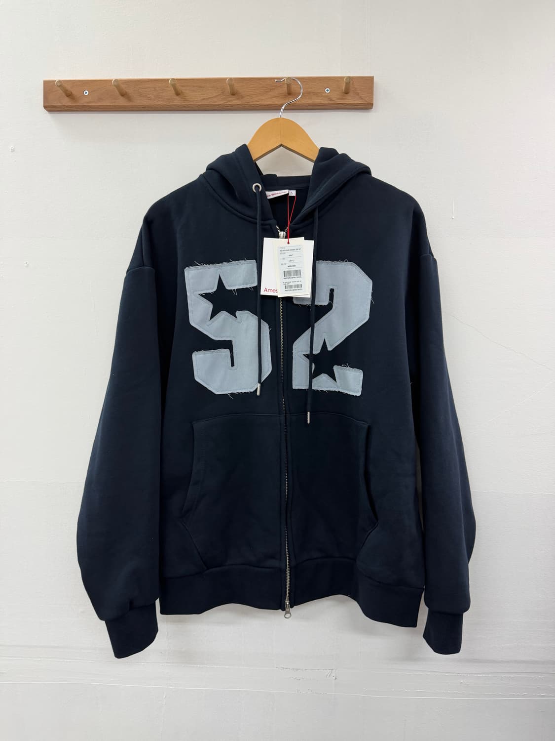 아메스월드와이드 네이비 후드집업 상품이미지1