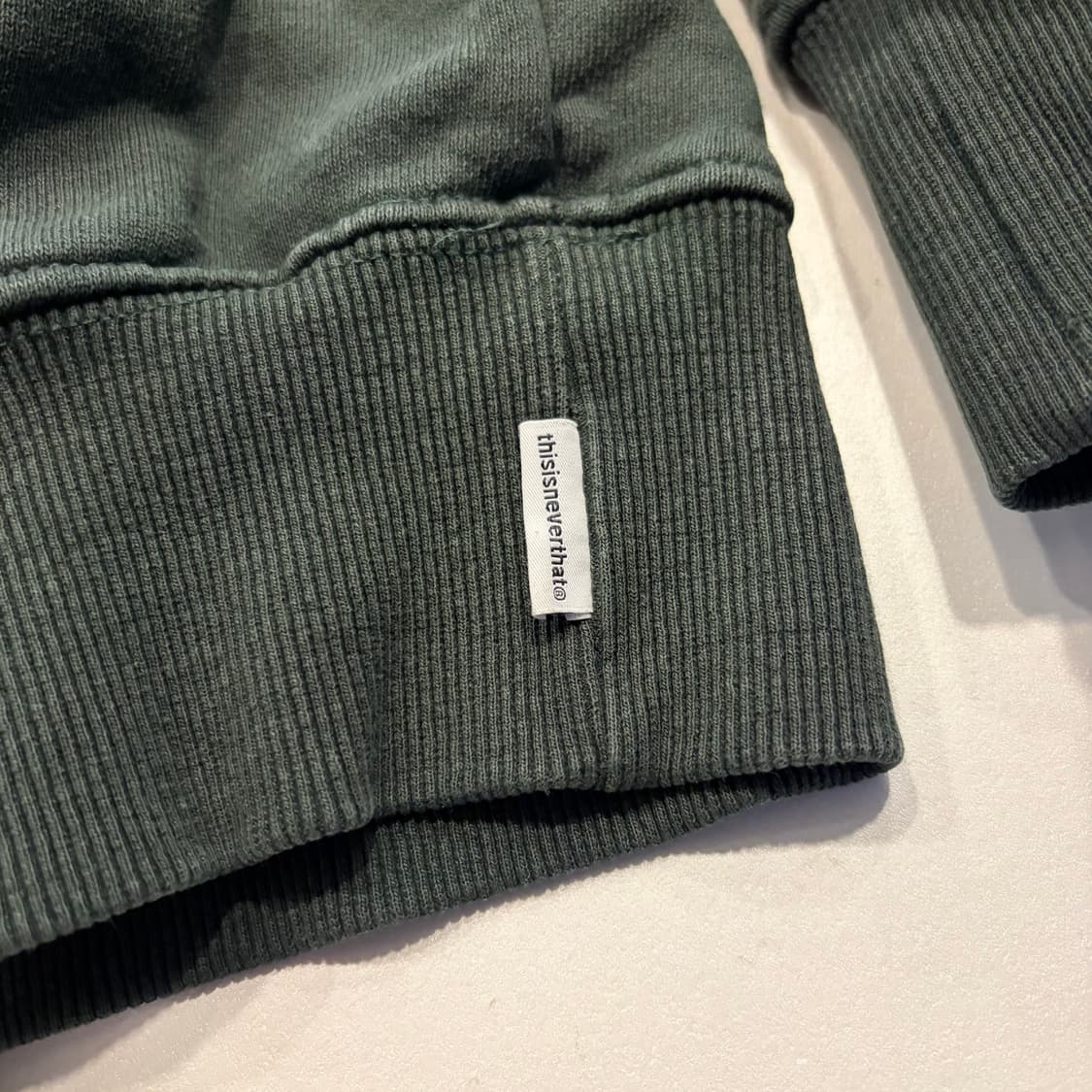 [M] 디스이즈네버댓 그린 블루 맨투맨 티셔츠 D604 상품이미지5