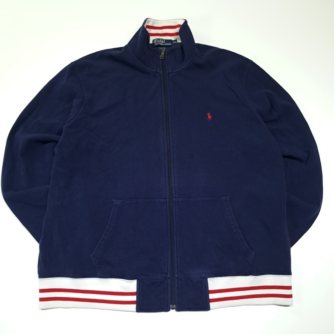 CL997 2XL 폴로 90s 홍콩판 코튼 네이비 집업자켓 상품이미지1