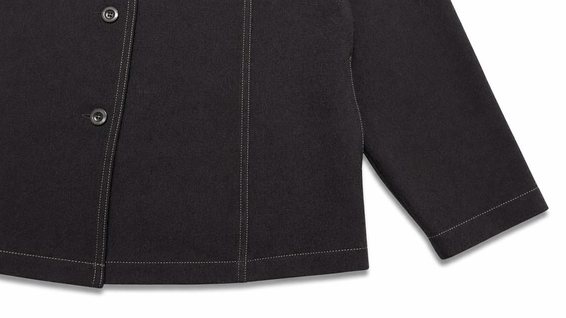 JPN 00s 일본 빈티지 y2k 모리걸 딥브라운 블랙 미니멀 자켓 상품이미지6