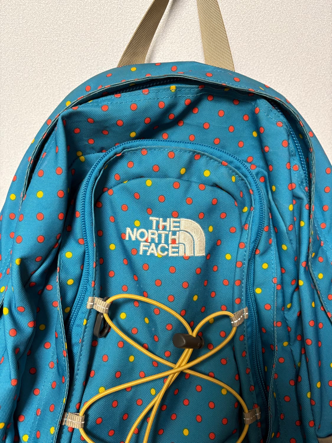레어) 노스페이스 일본 빈티지 물방울 도트 백팩 모리걸 y2k 제스터 상품이미지4