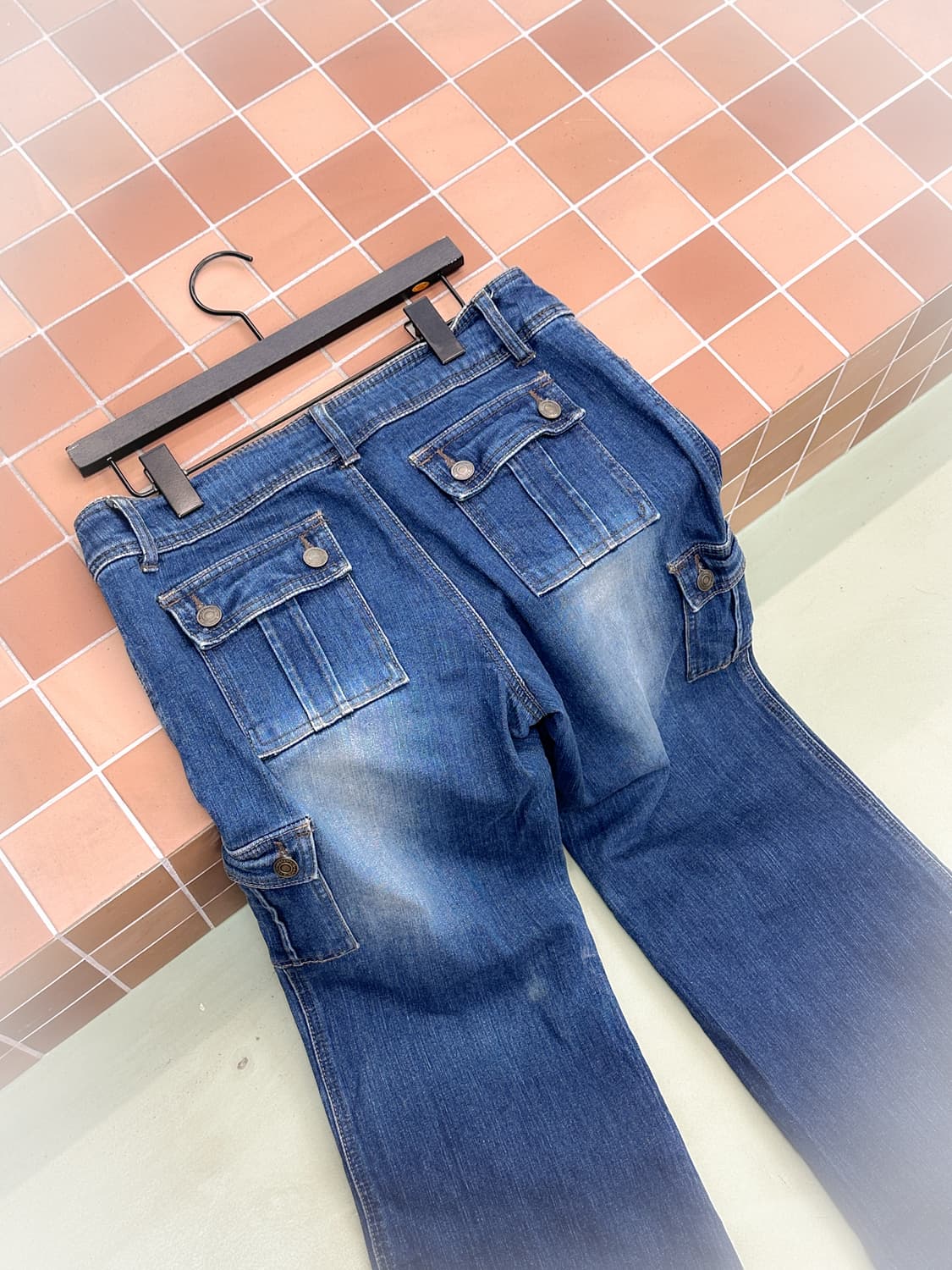 denim cargo bootscut pants 상품이미지8