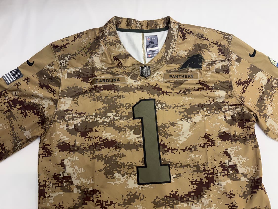 [2XL] 나이키 NFL 캐롤라이나 카모 풋볼져지 상품이미지2