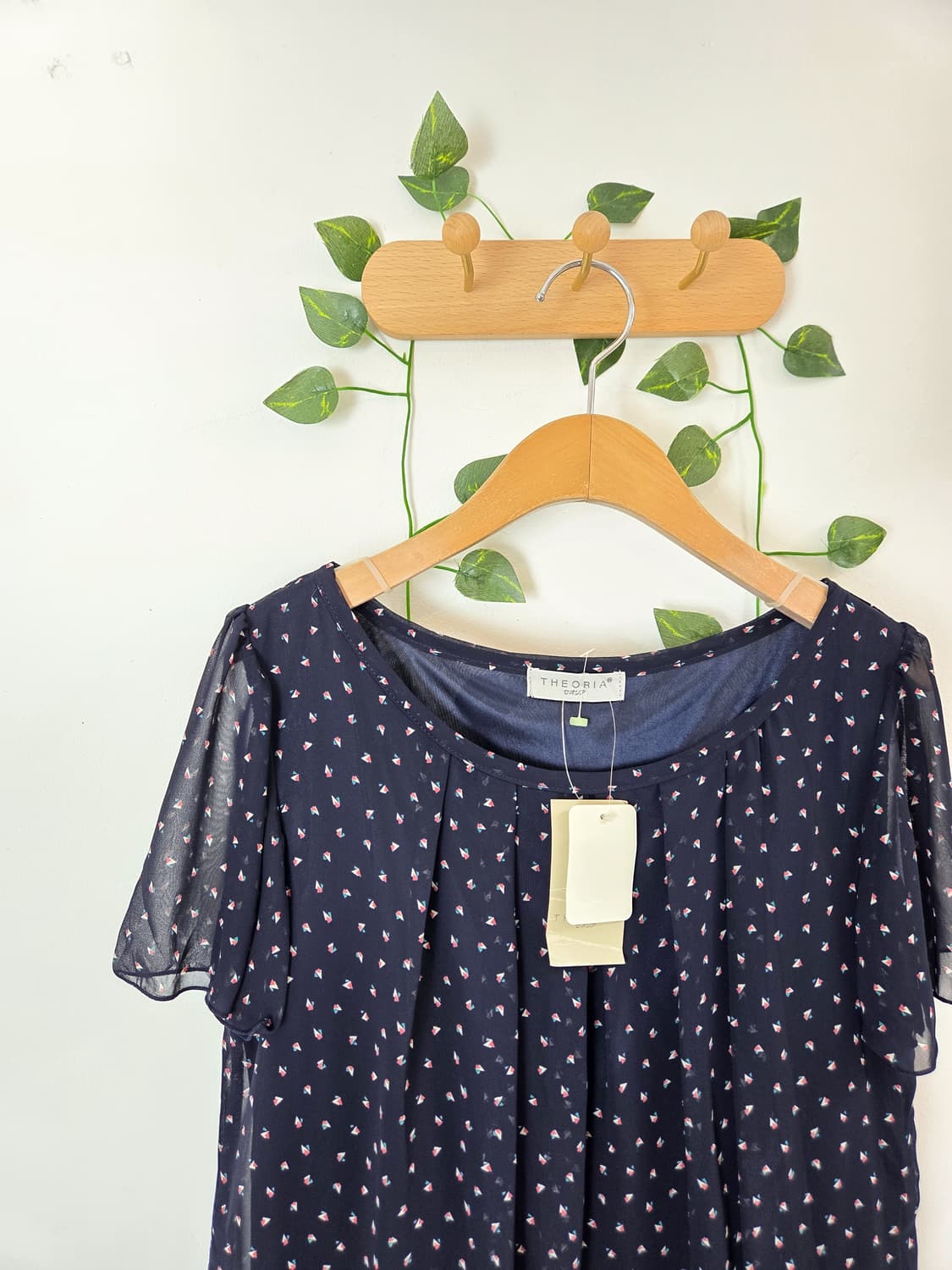 THEORIA 패턴 블라우스 상품이미지2