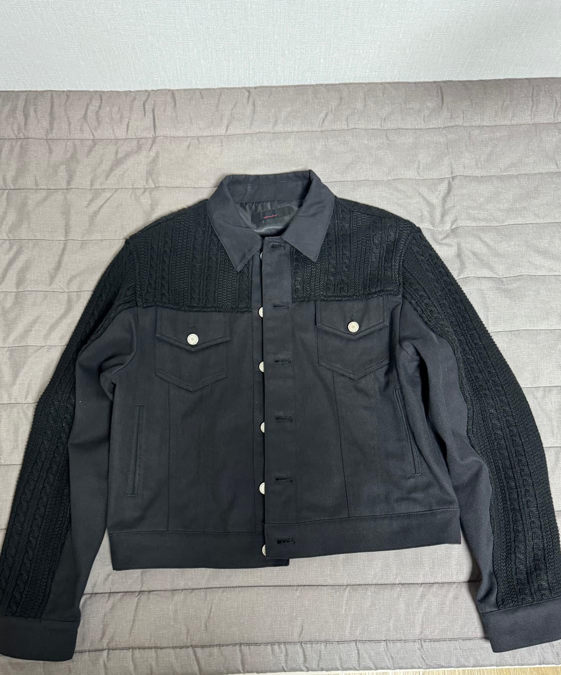 애니타임로릭 믹스 자켓 M 블랙 상품이미지1