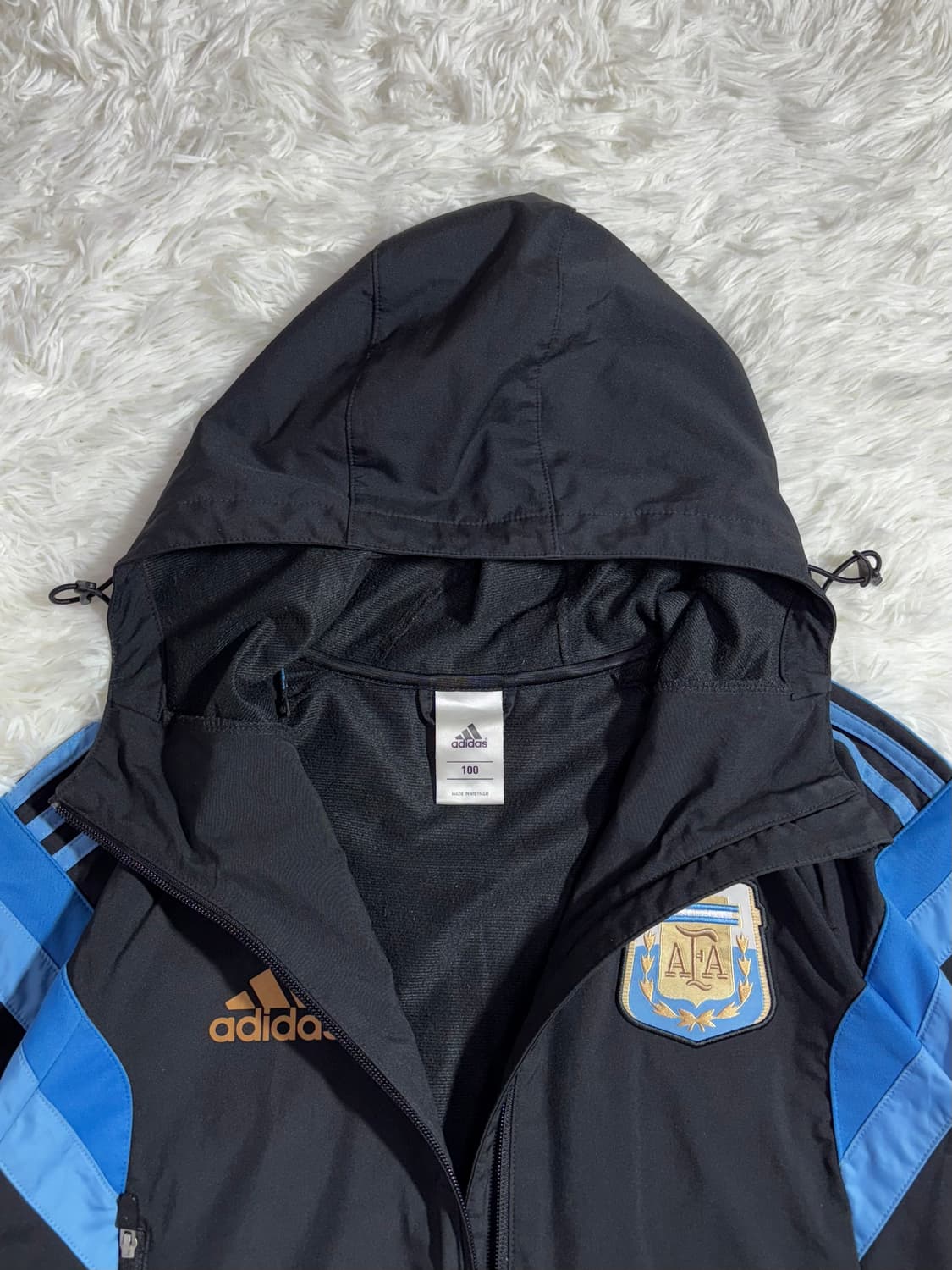 아디다스 아르헨티나 삼선 후디 바람막이  상품이미지6