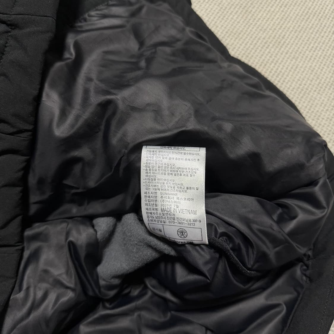 윌슨 퀄팅 경량 패딩조끼 상품이미지5