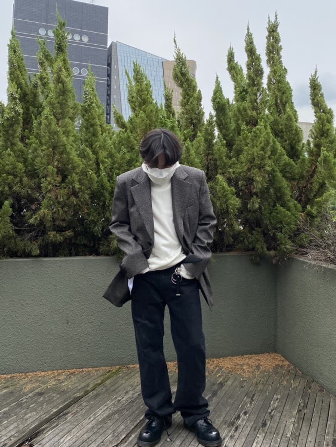 우영미 21fw 메인체크 셋업 상품이미지3