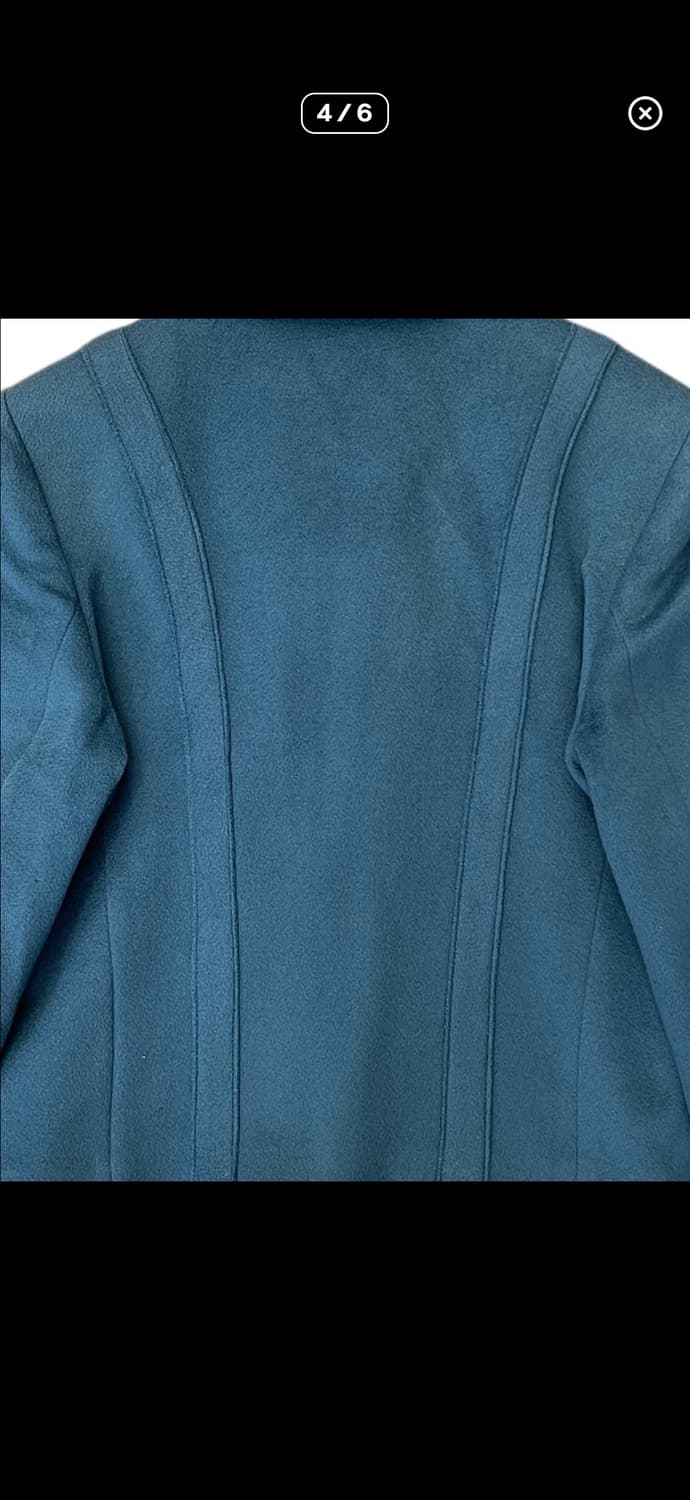 뉴욕인더스트리 커브드 라인 디테일 캐시미어 자켓 상품이미지4