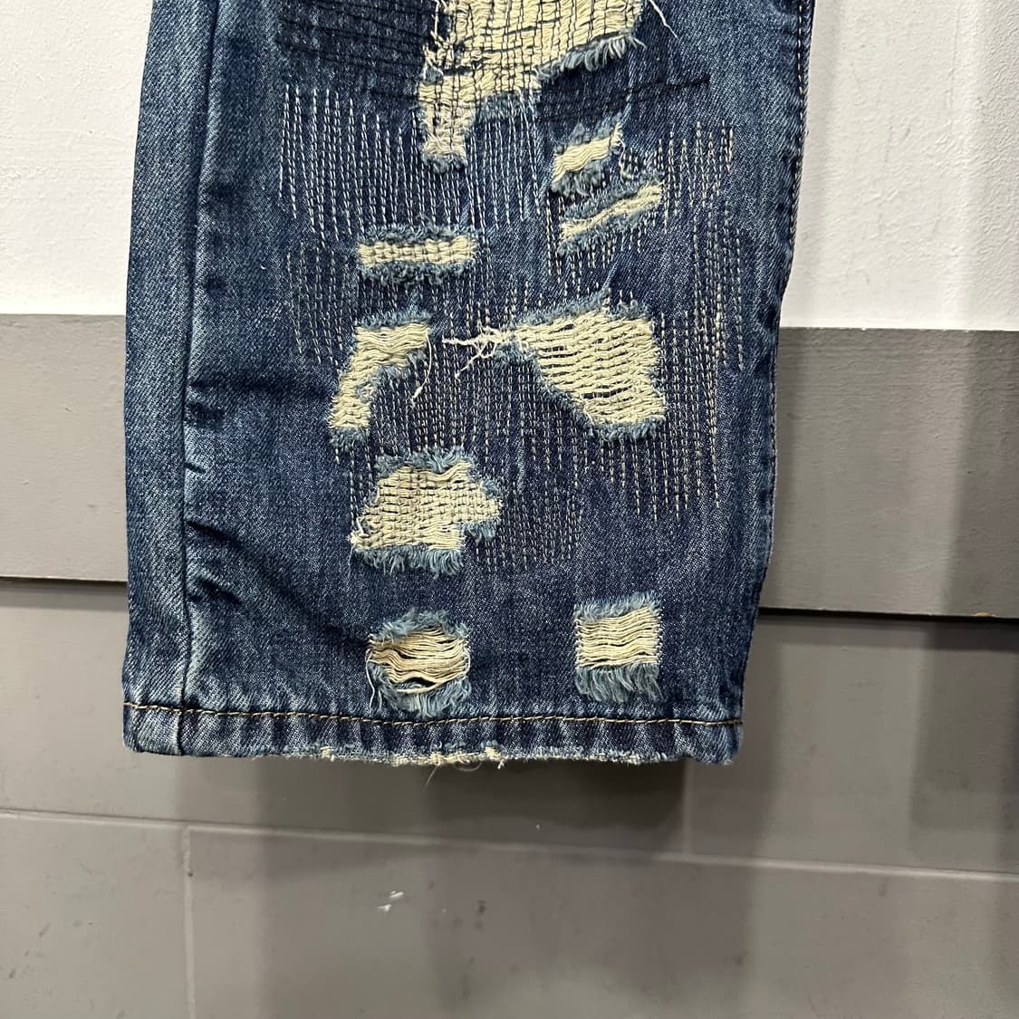 더블윈 빈티지 데미지 데님 상품이미지4