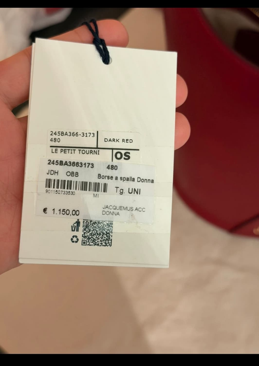 자크뮈스 버킷 백(Jacquemus의 Le Petit Tourni) 상품이미지4