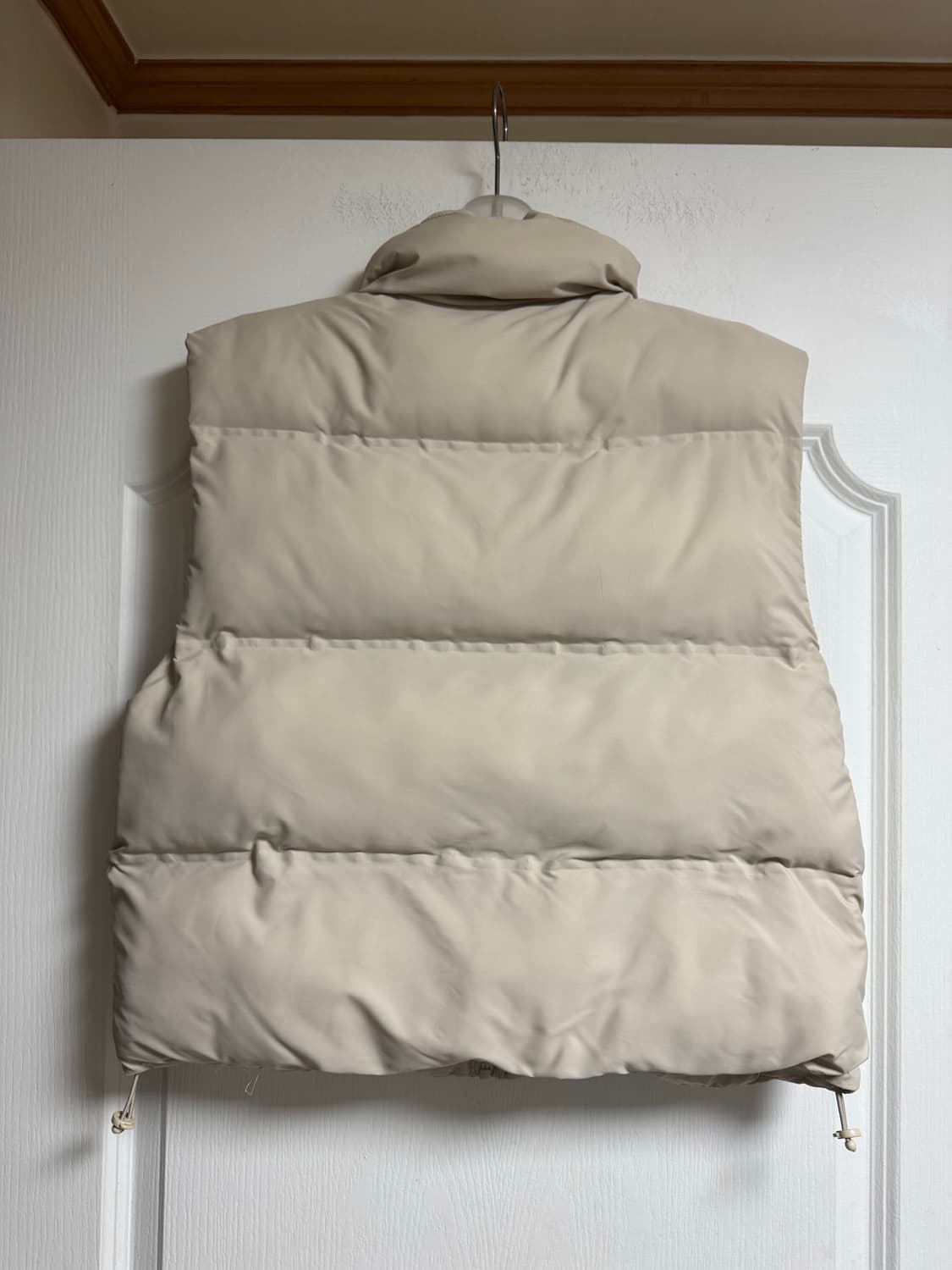 자라 여성 패딩조끼 아이보리m 상품이미지2