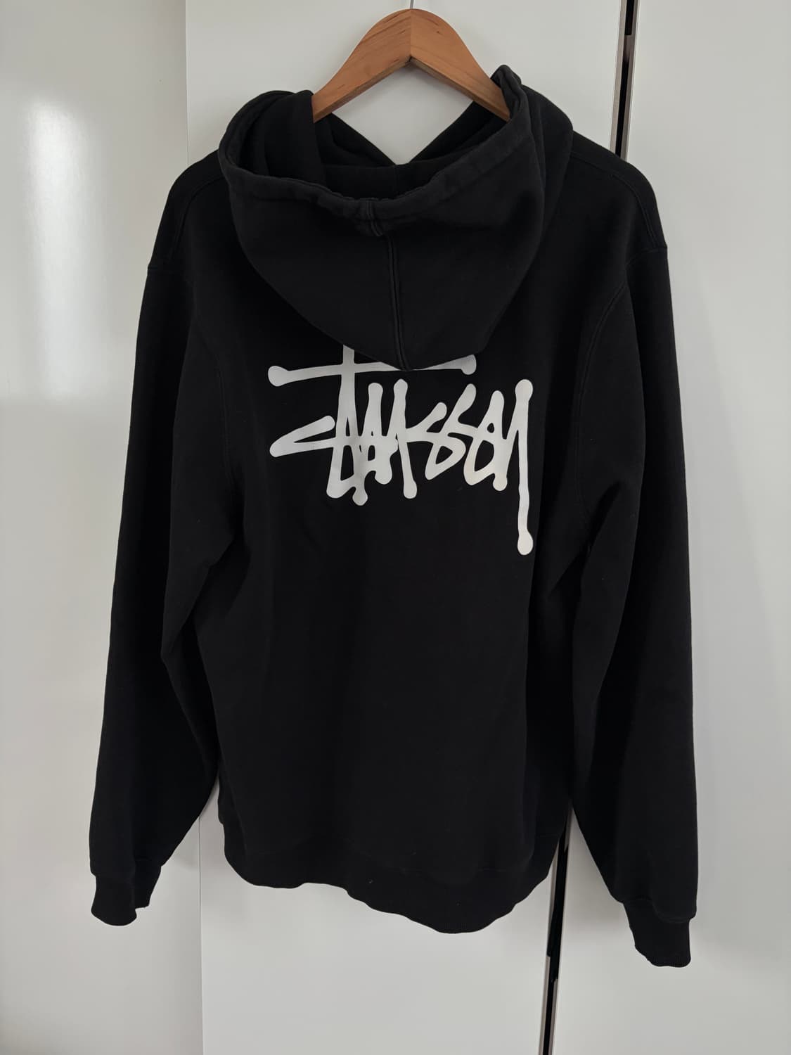 스투시 검정 후드티 L사이즈 상품이미지2