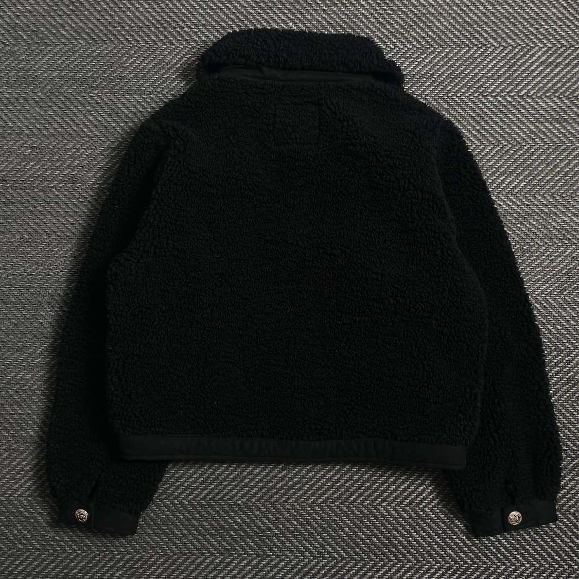 빈티지 우먼스 플리스 자켓 블랙y 4013 상품이미지6