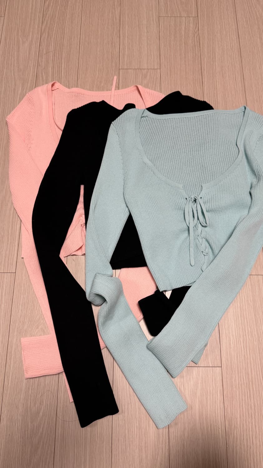 [라벨르블랑] 퓨어 니트 워머 하늘 상품이미지4