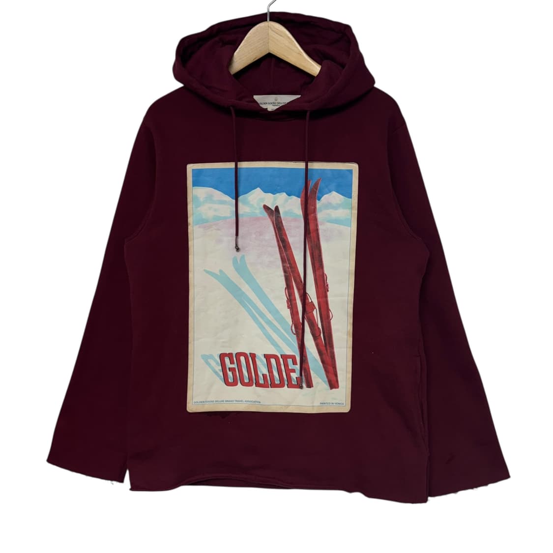 골든구스 스키포스터 그래픽 후드 상품이미지1