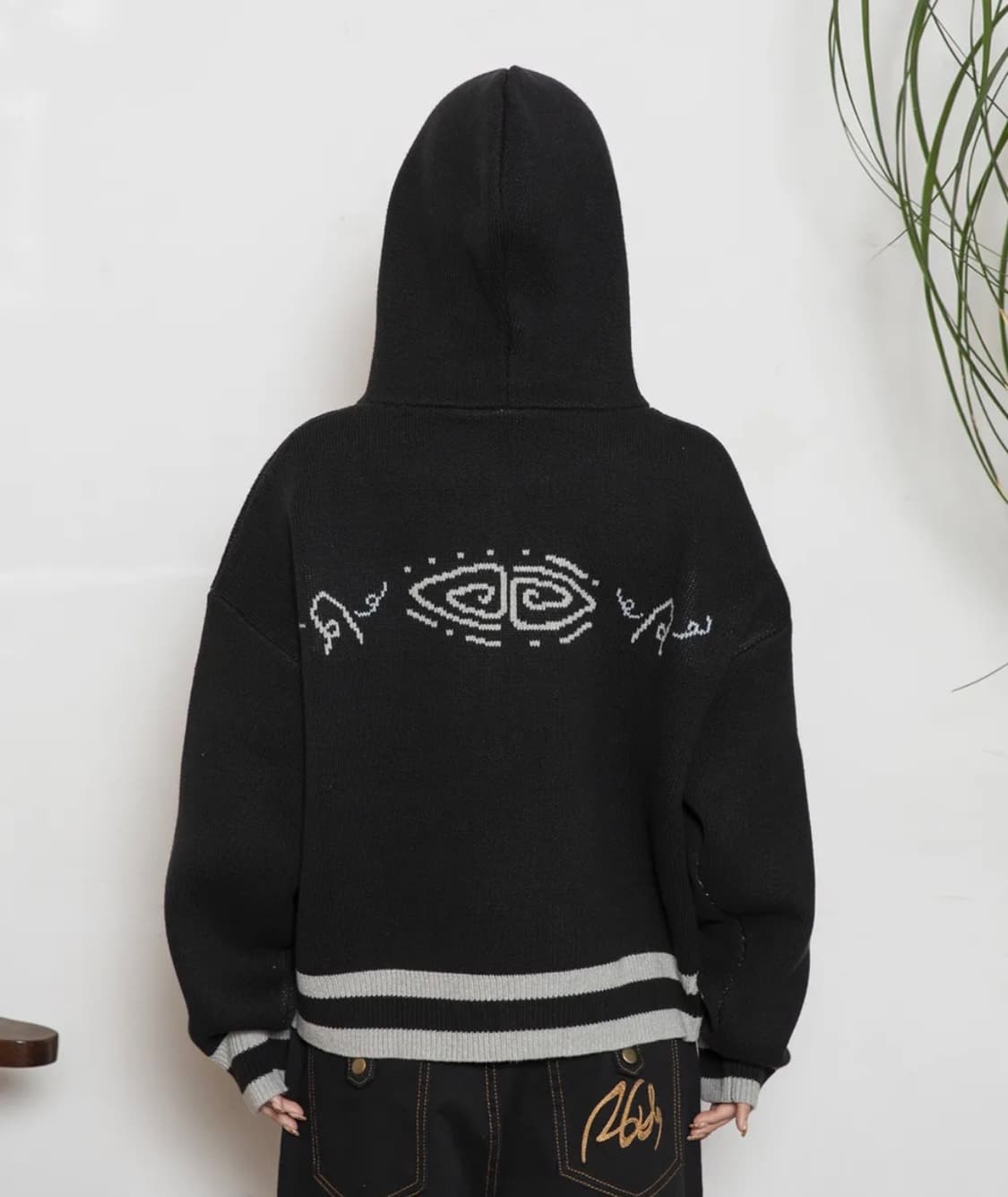 루나키후 (엑스톤즈 우먼) 후드 니트 가디건 상품이미지2