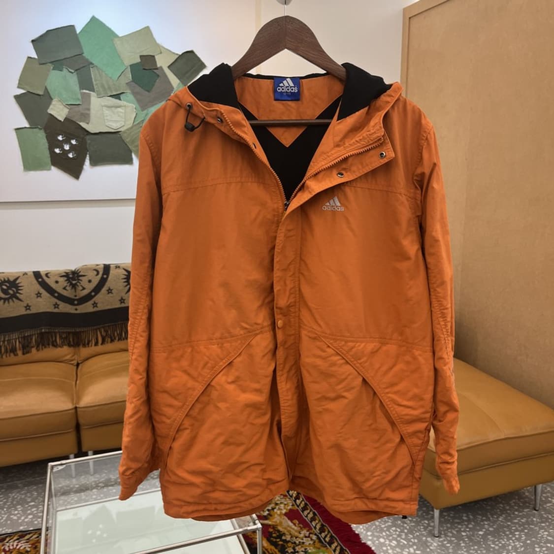 아디다스 올드스쿨 삼선 약기모 윈드브레이커 바람막이 100 C05546 상품이미지1