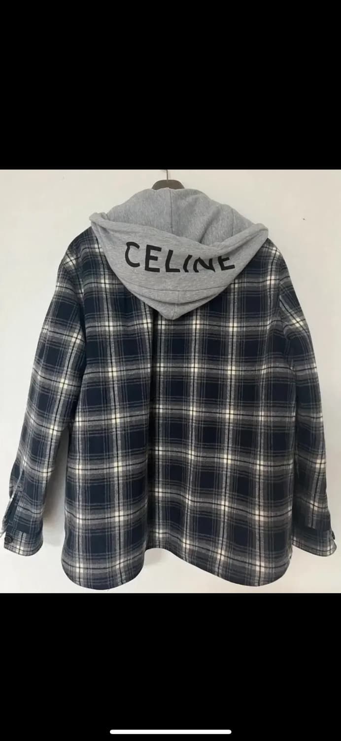 셀린느 체크후드자켓 50사이즈(변우석 착장) 상품이미지2