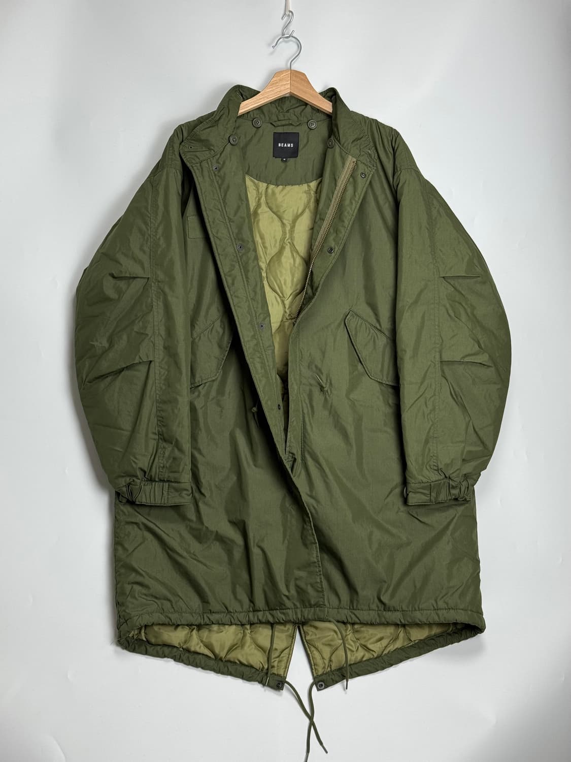 22FW 빔즈 M65 M-65  피쉬테일 코트 개파카 M 상품이미지2