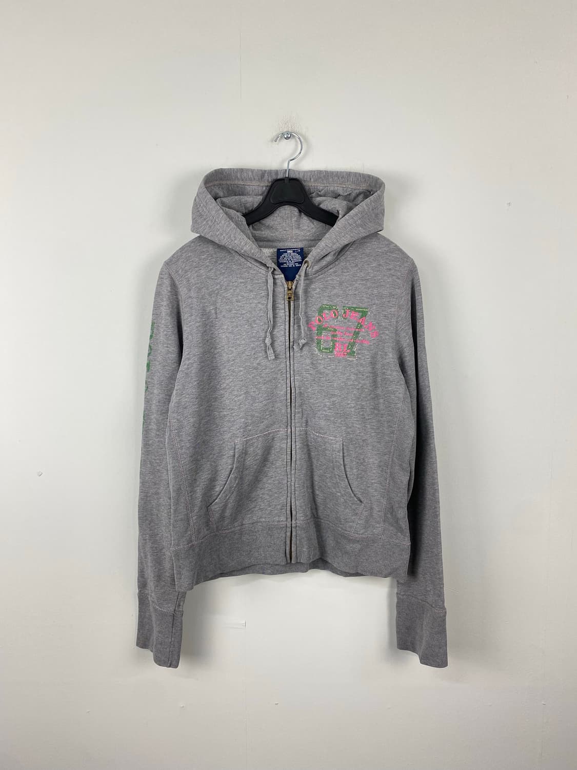 폴로 진스 랄프로렌 사이드로고 후드집업 L <519> 상품이미지1