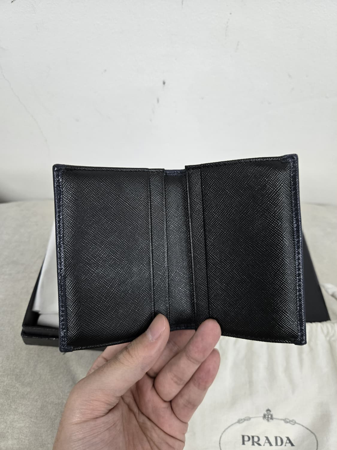 [보증서 정품]프라다 로고 오거나이저 상품이미지5