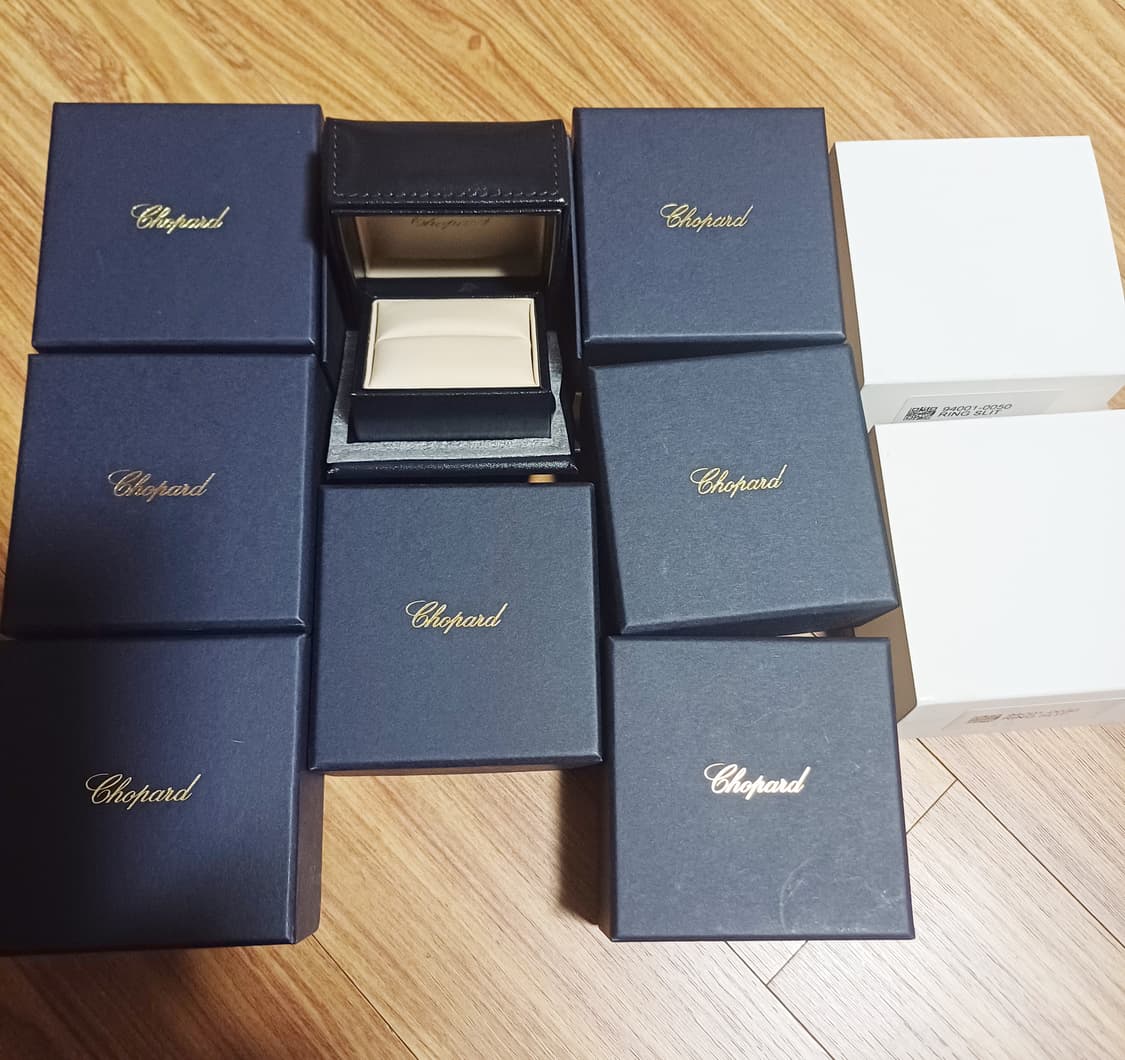 정품 ] Chopard 쇼파드 반지 케이스 웨딩링 박스 10개 상품이미지2