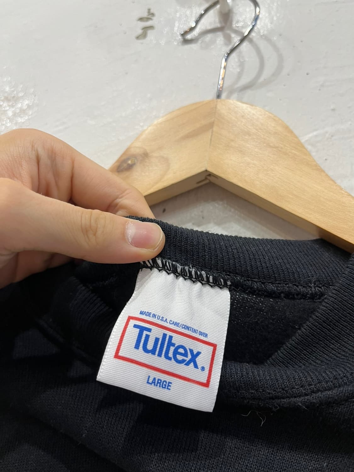 Made in USA TULTEX Sheep Painting Sweat 상품이미지4