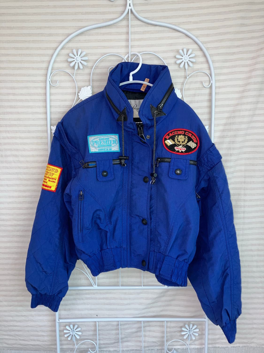 빈티지 블루 와펜 블루종 y2k 스트릿 갸루 펑키 일본빈티지513  fa 상품이미지1