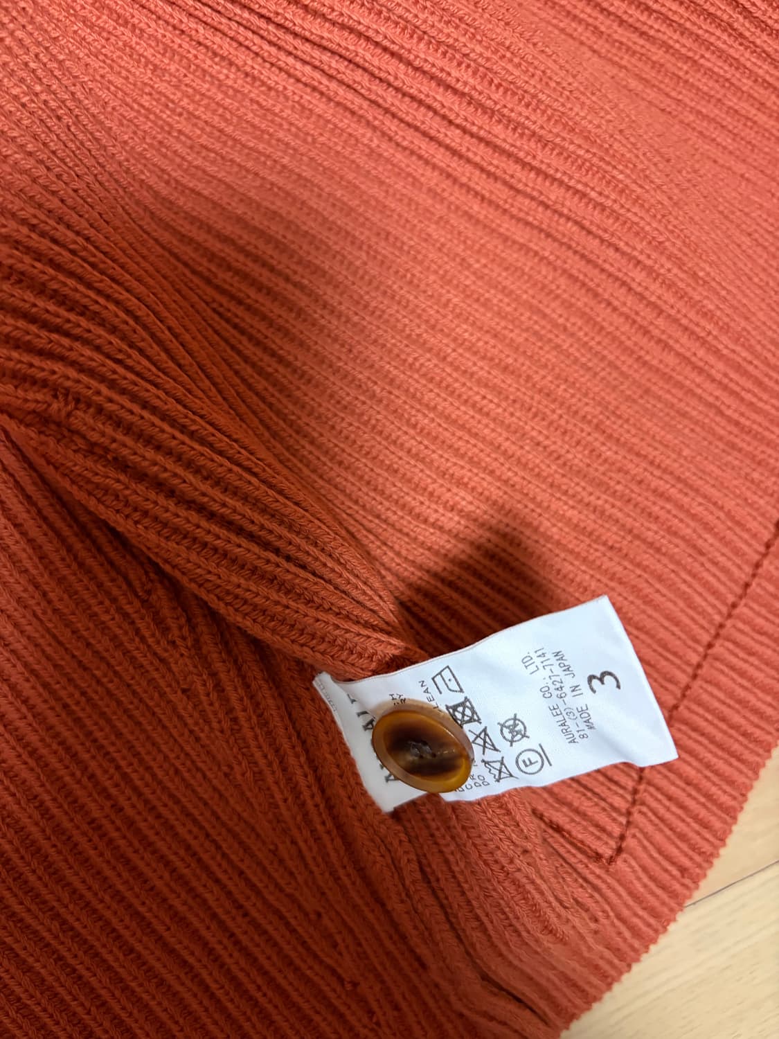 오라리 오레지 립니트 가디건 상품이미지2