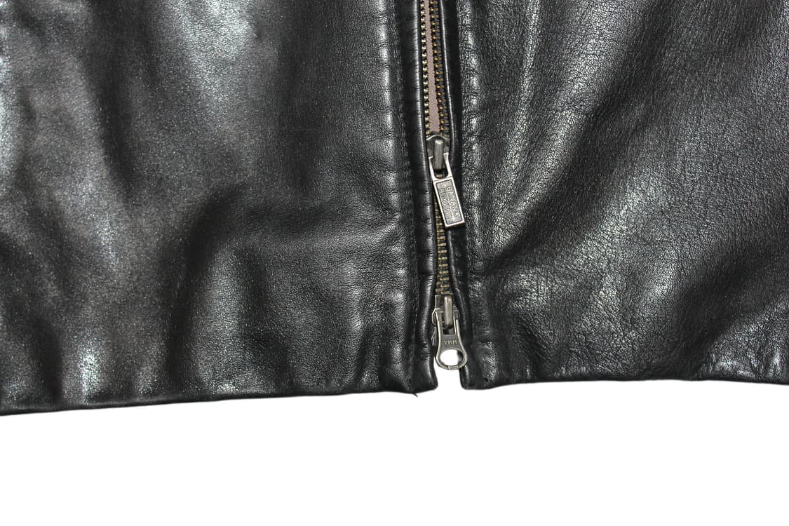 1990s BananaRepublic 바나나리퍼블릭 카우하이드 레더 자켓 상품이미지4