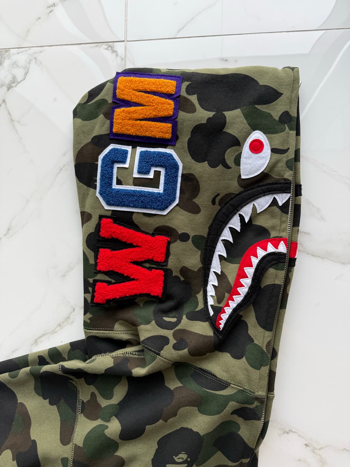 베이프샤크후드 녹계 L 상품이미지2