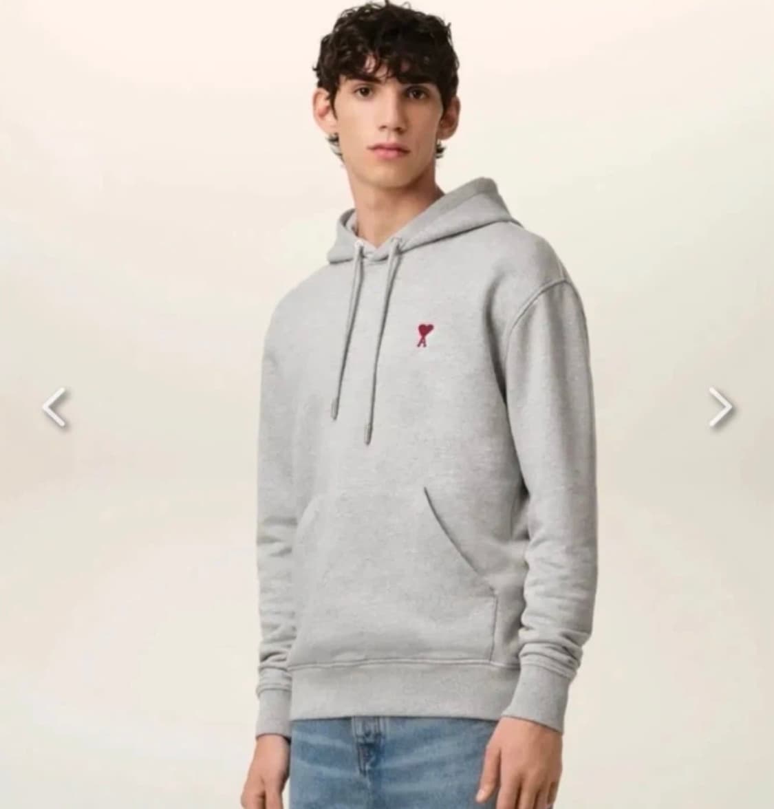 새상품/QR정품 / 아미 후드티 스몰로고 블랙,그레이 상품이미지6