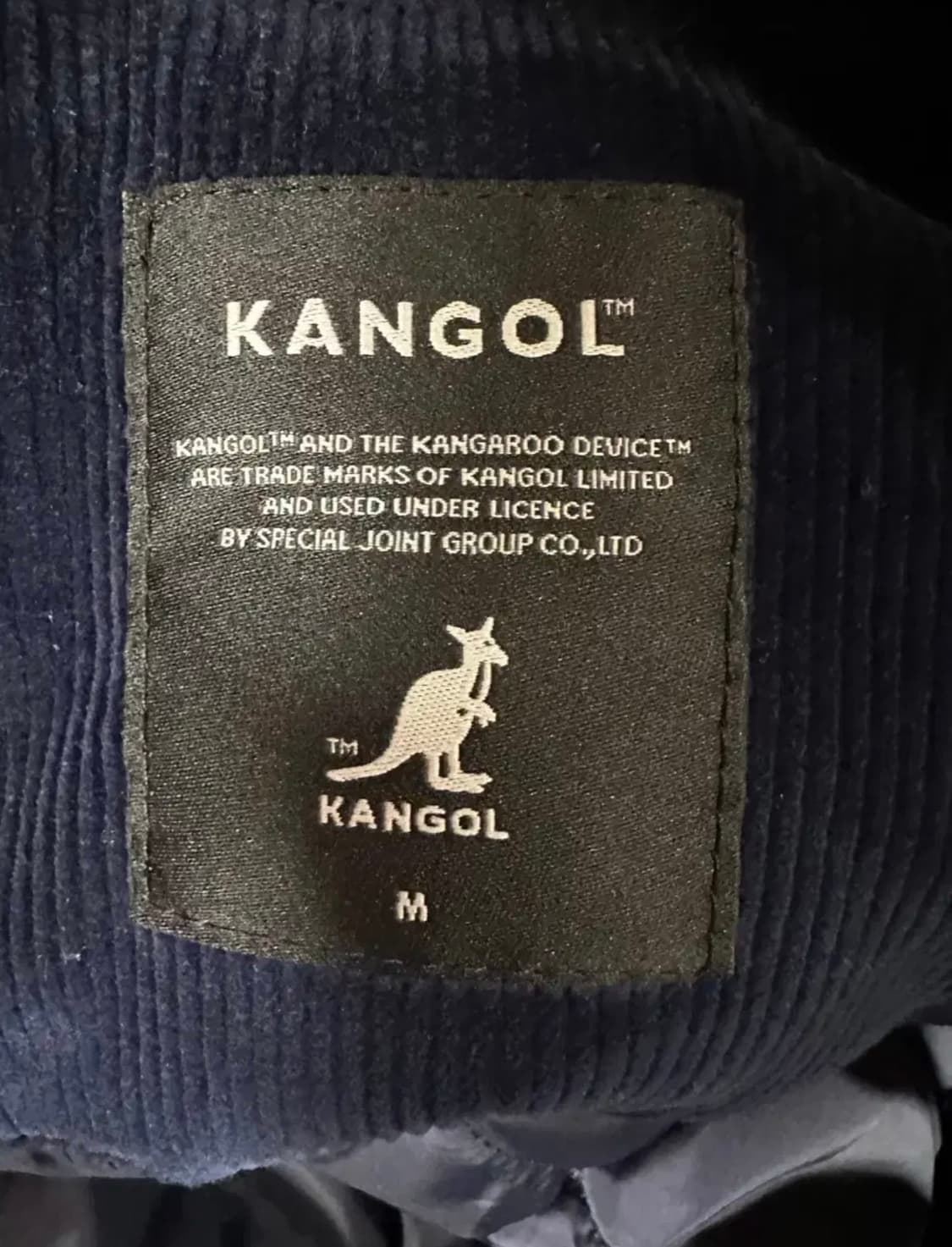 캉골 코듀로이 바시티 자켓-네이비 상품이미지3