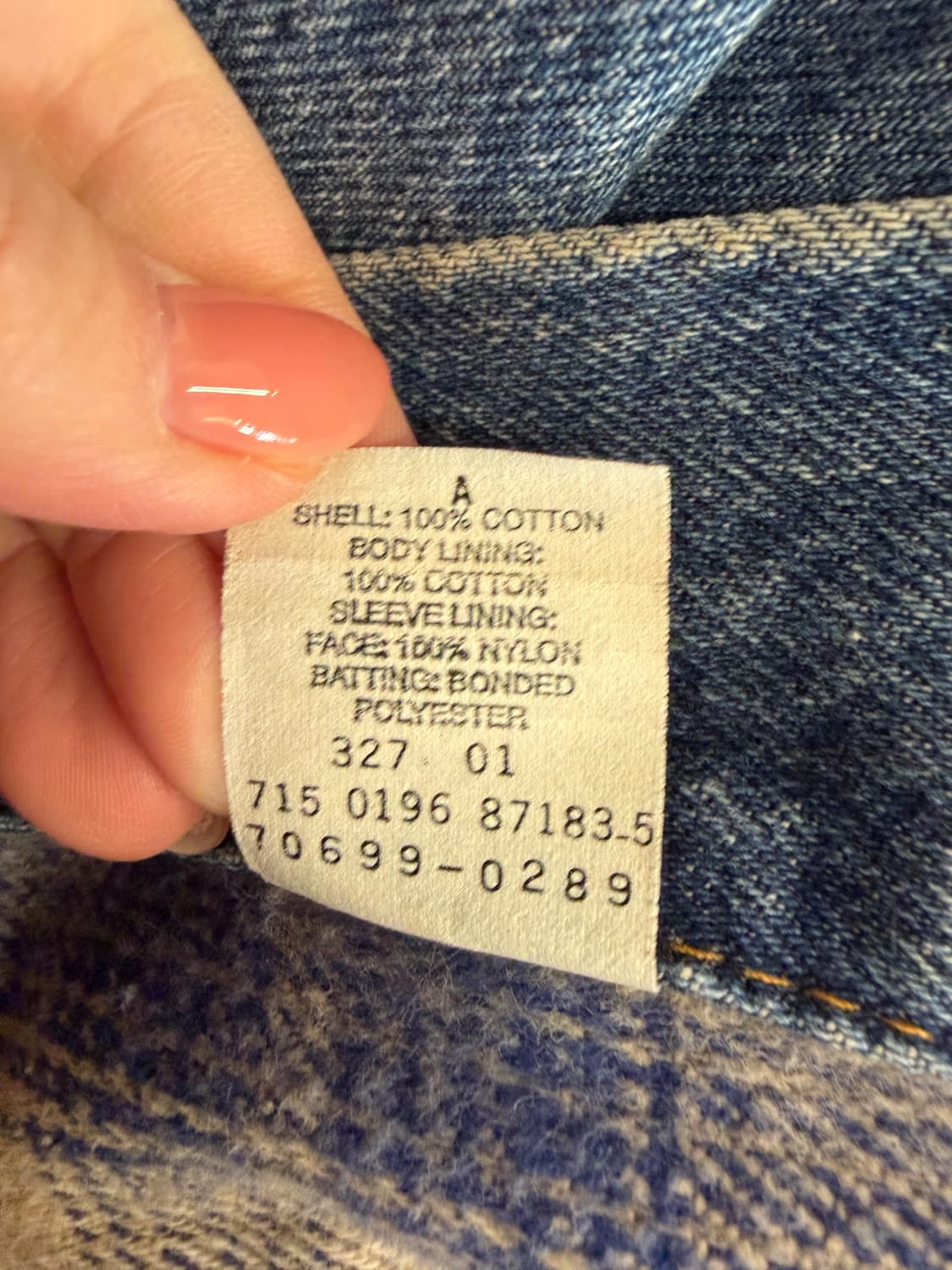 N127. 90s usa 리바이스 청자켓 상품이미지4