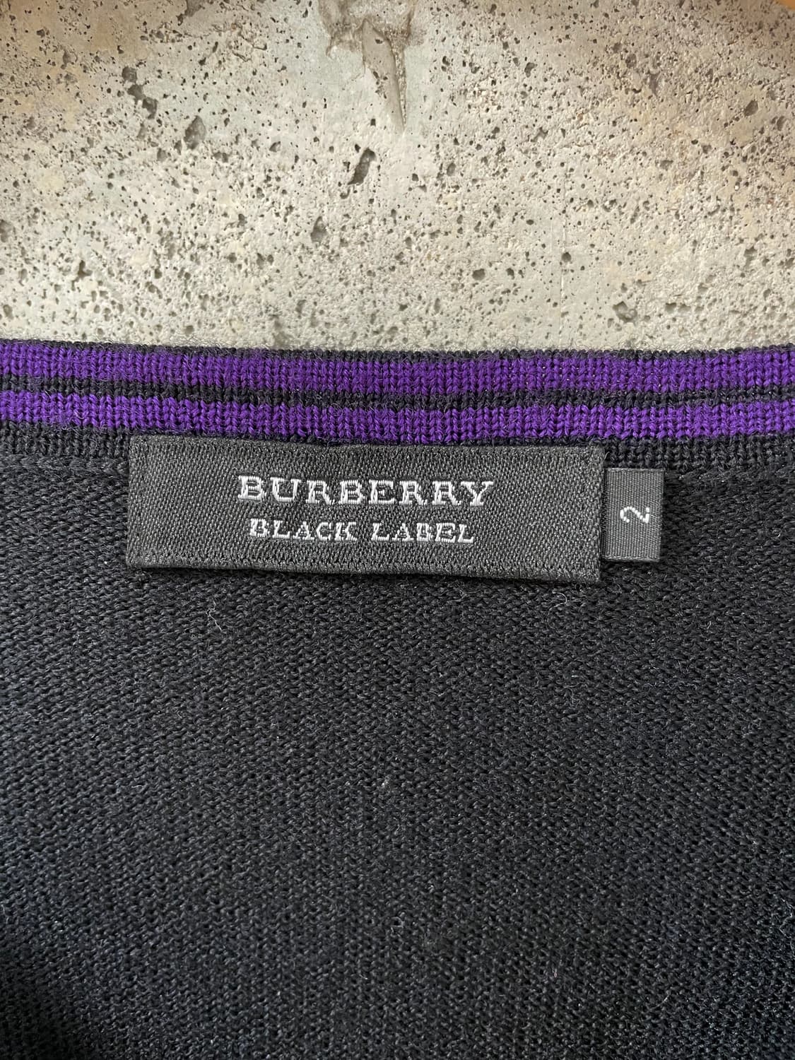 Burberry 버버리 로고 니트 블랙 상품이미지6