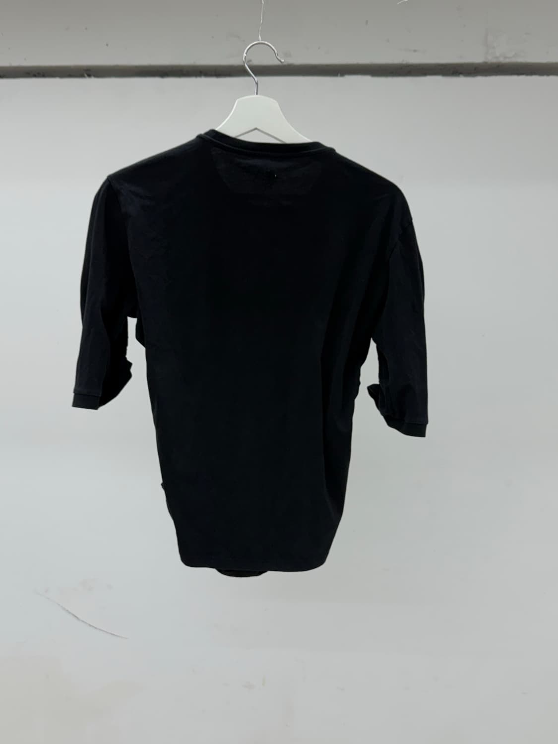 Mugler / black gathered T shirt / XL 상품이미지4