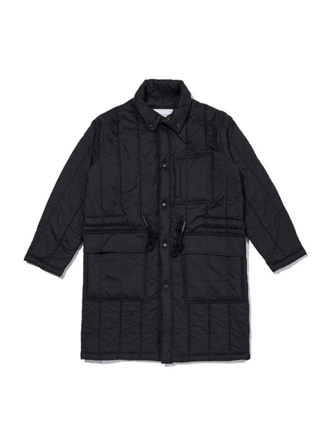 블랙 캐시미어 롱패딩 상품이미지1