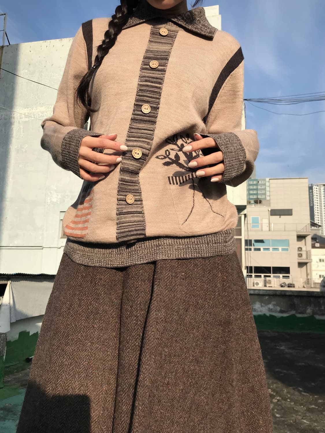 주머니에 멍멍이가! 니트 상품이미지6