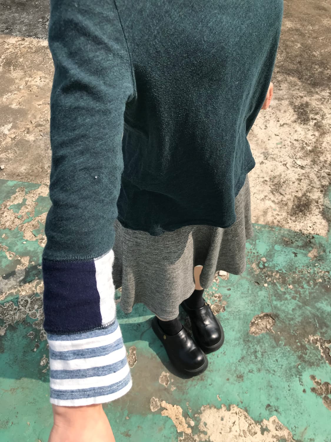 May-76 빈티지 패치워크 티 상품이미지4