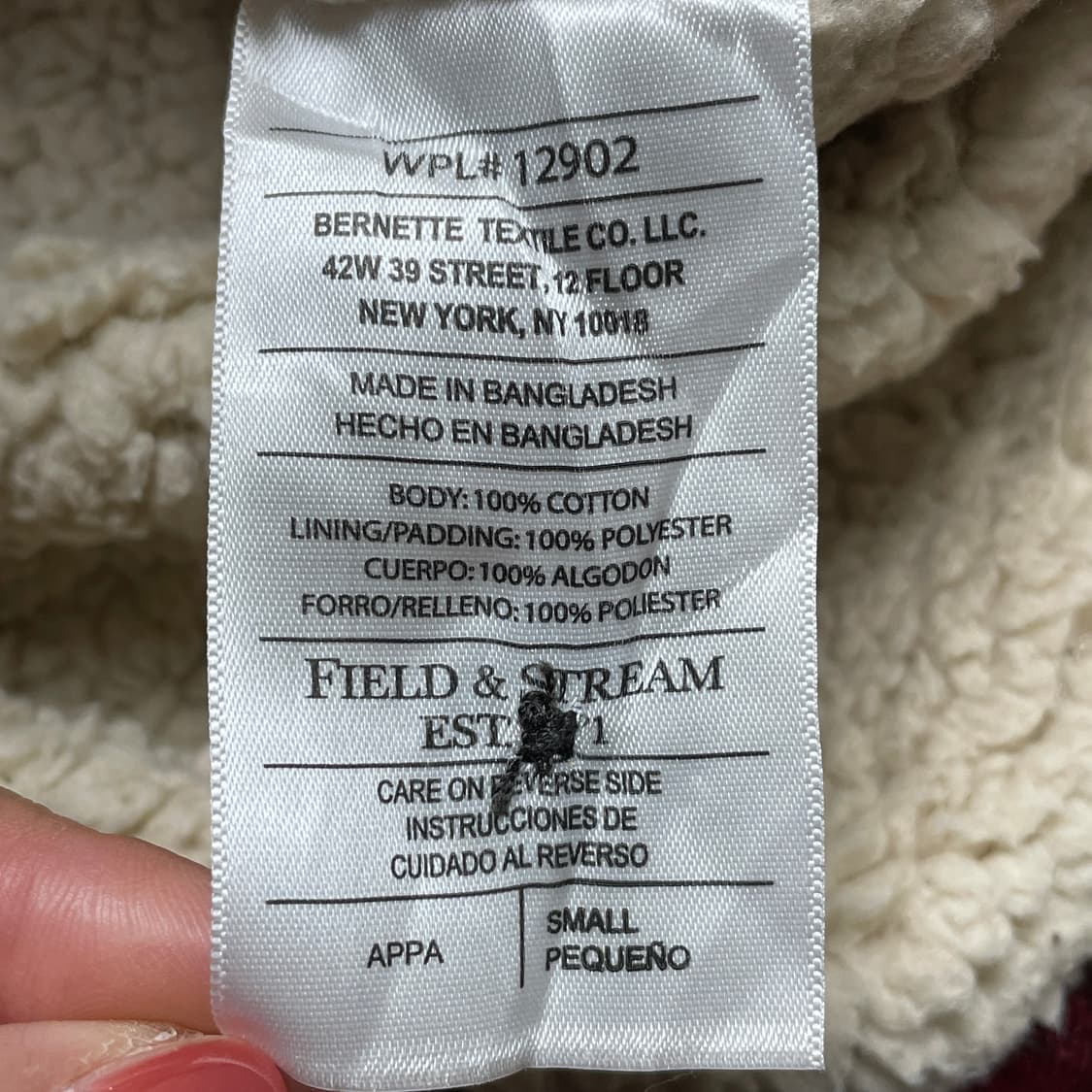 FIELD & STREAM 필드앤스트림 빈티지 셰르파안감 체크플란넬 자켓 상품이미지9