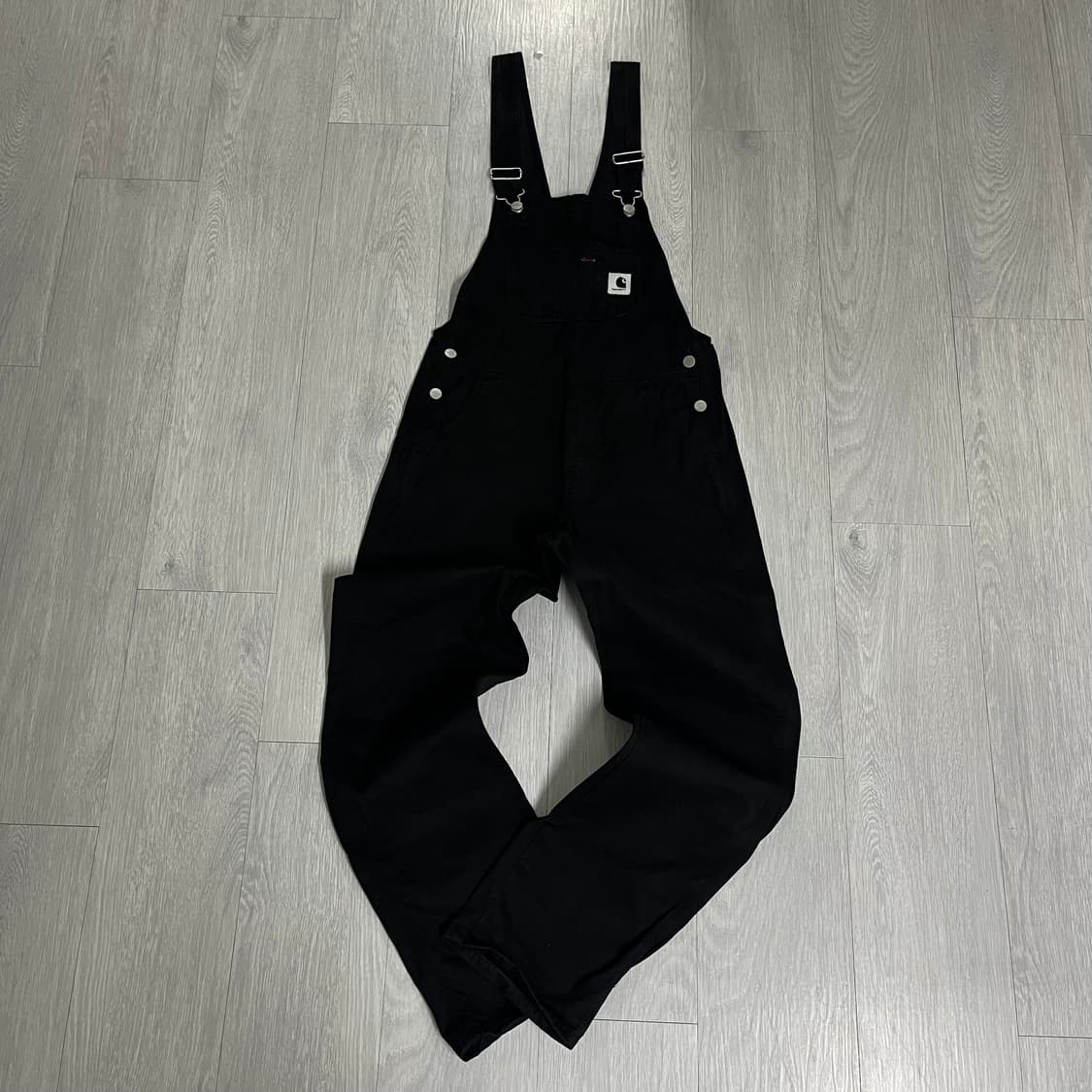 (w) 칼하트 오버롤 블랙 xs 상품이미지1