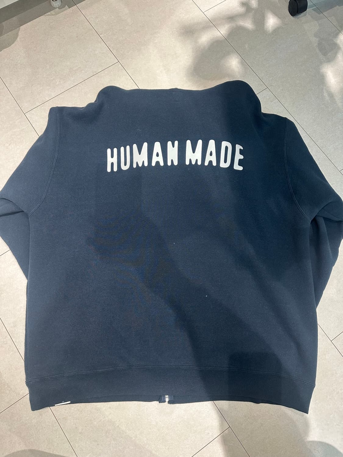 휴먼메이드 후드집업 네이비 XXL 하라주쿠샵 상품이미지2