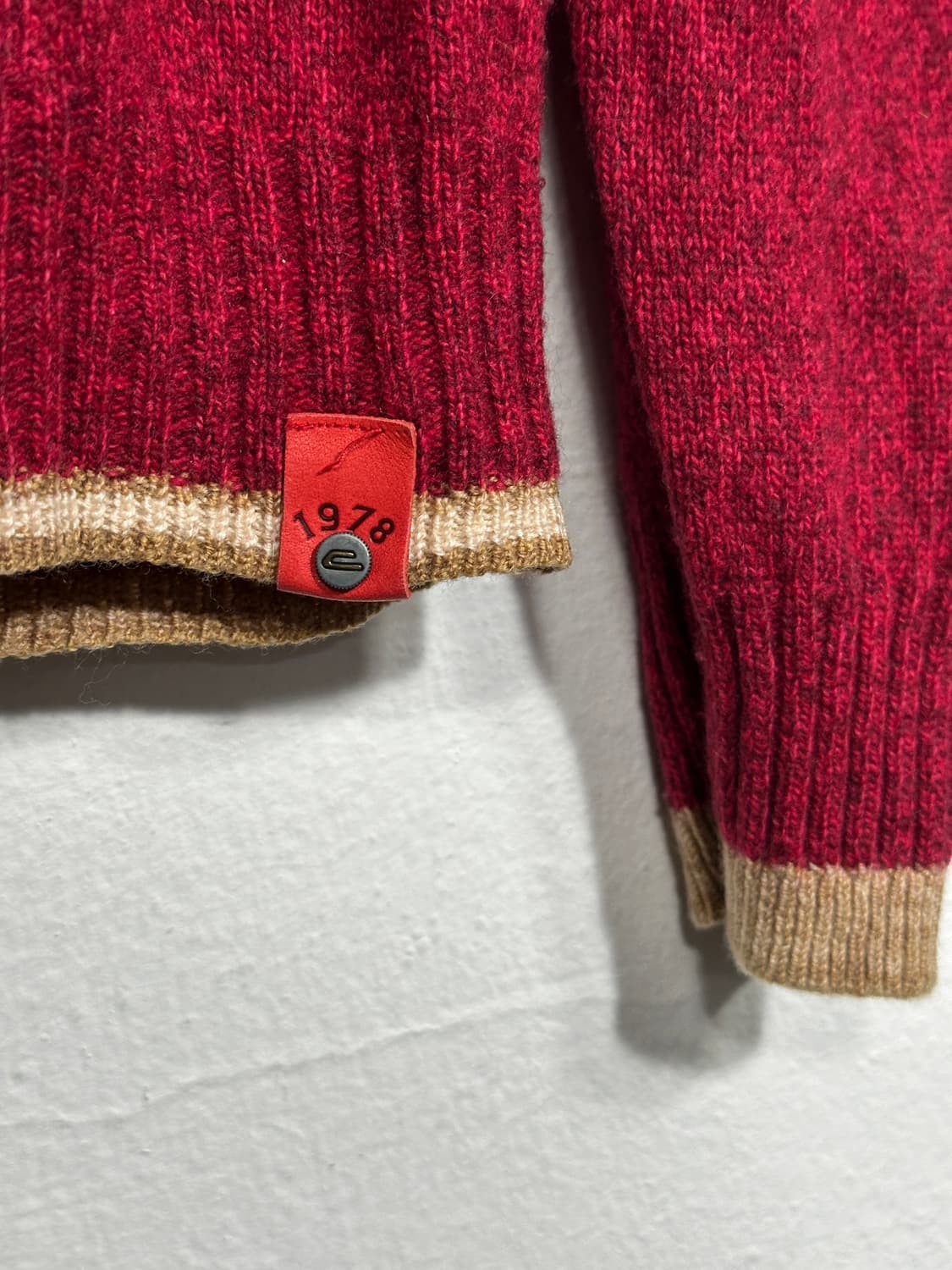 DIESEL TRICOT 카디건 버건디 M 상품이미지6