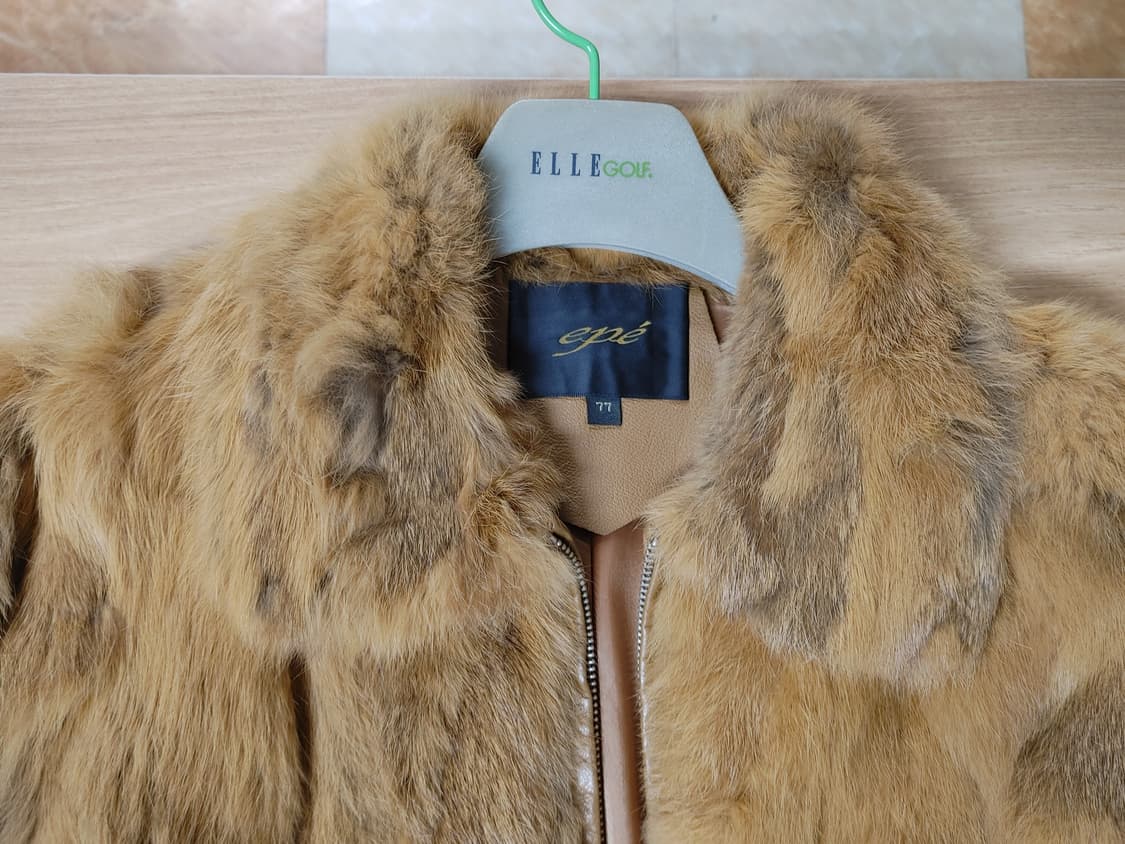 epe 에뻬 여성 여우털 양가죽 집업자켓 상품이미지3