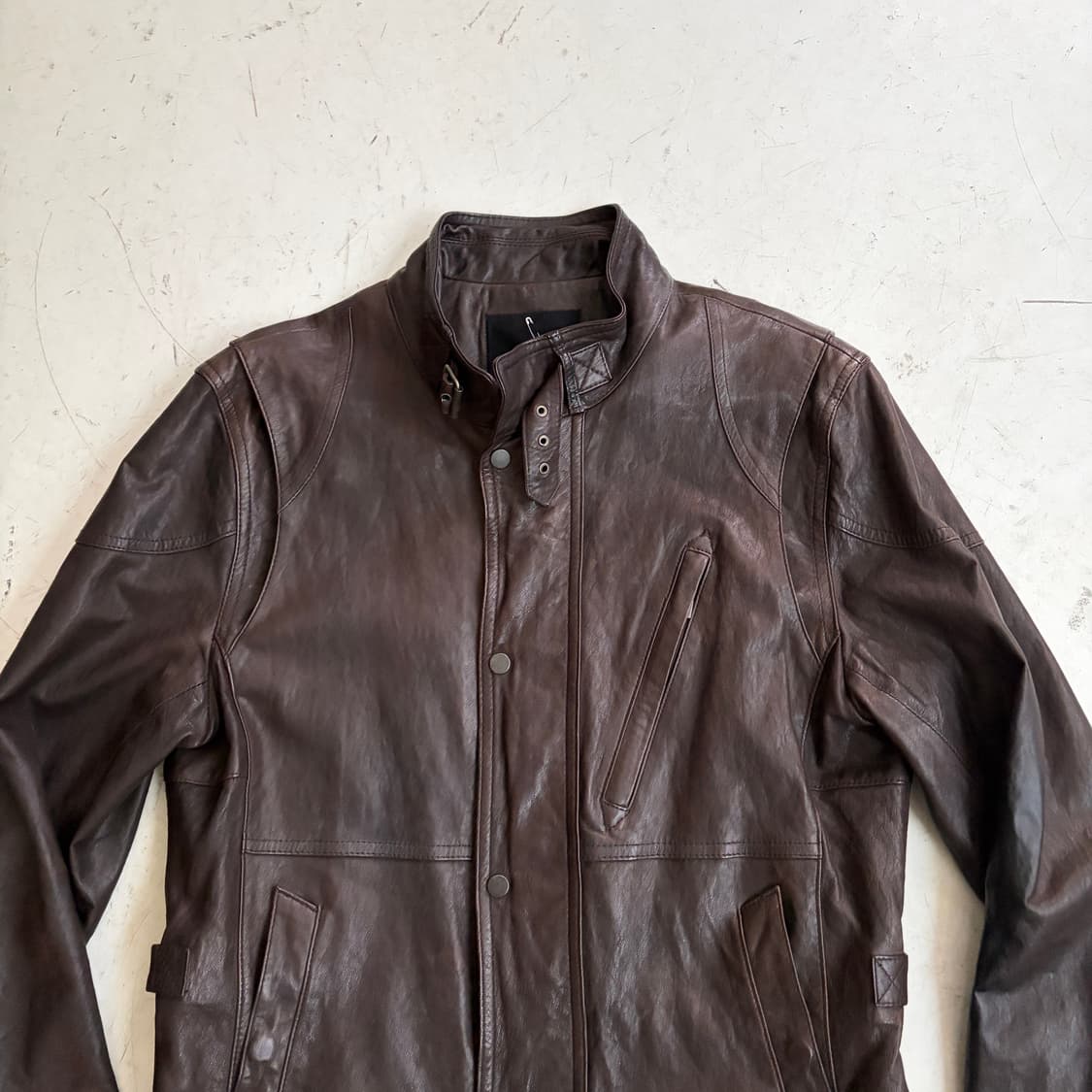 DKNY 빈티지 리얼레더 가죽자켓 M 상품이미지2