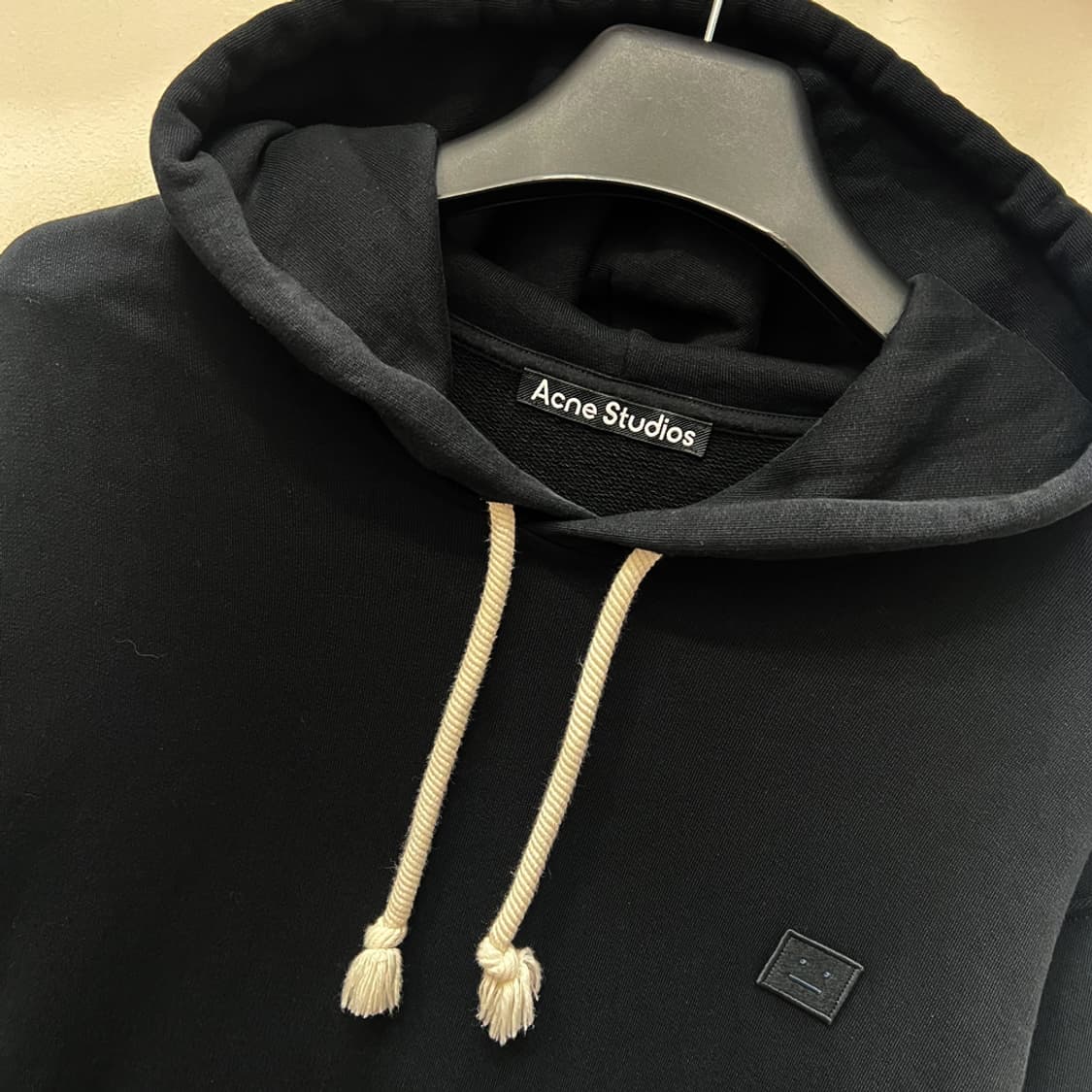 아크네 스튜디오 페이스 로고 후드티 L 상품이미지3