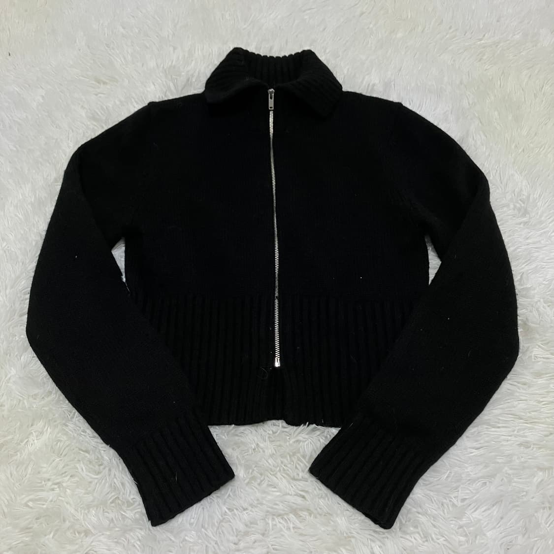 코스 목폴라 니트 집업 910 y2k 스트릿 모리 갸루 일본빈티지 상품이미지1