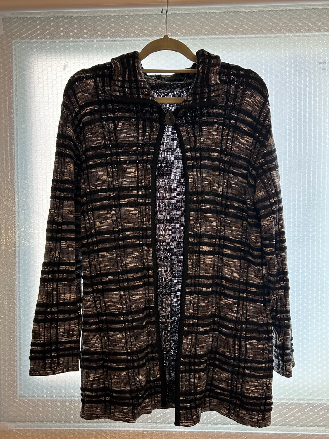 원버튼 니트 가디건 상품이미지1